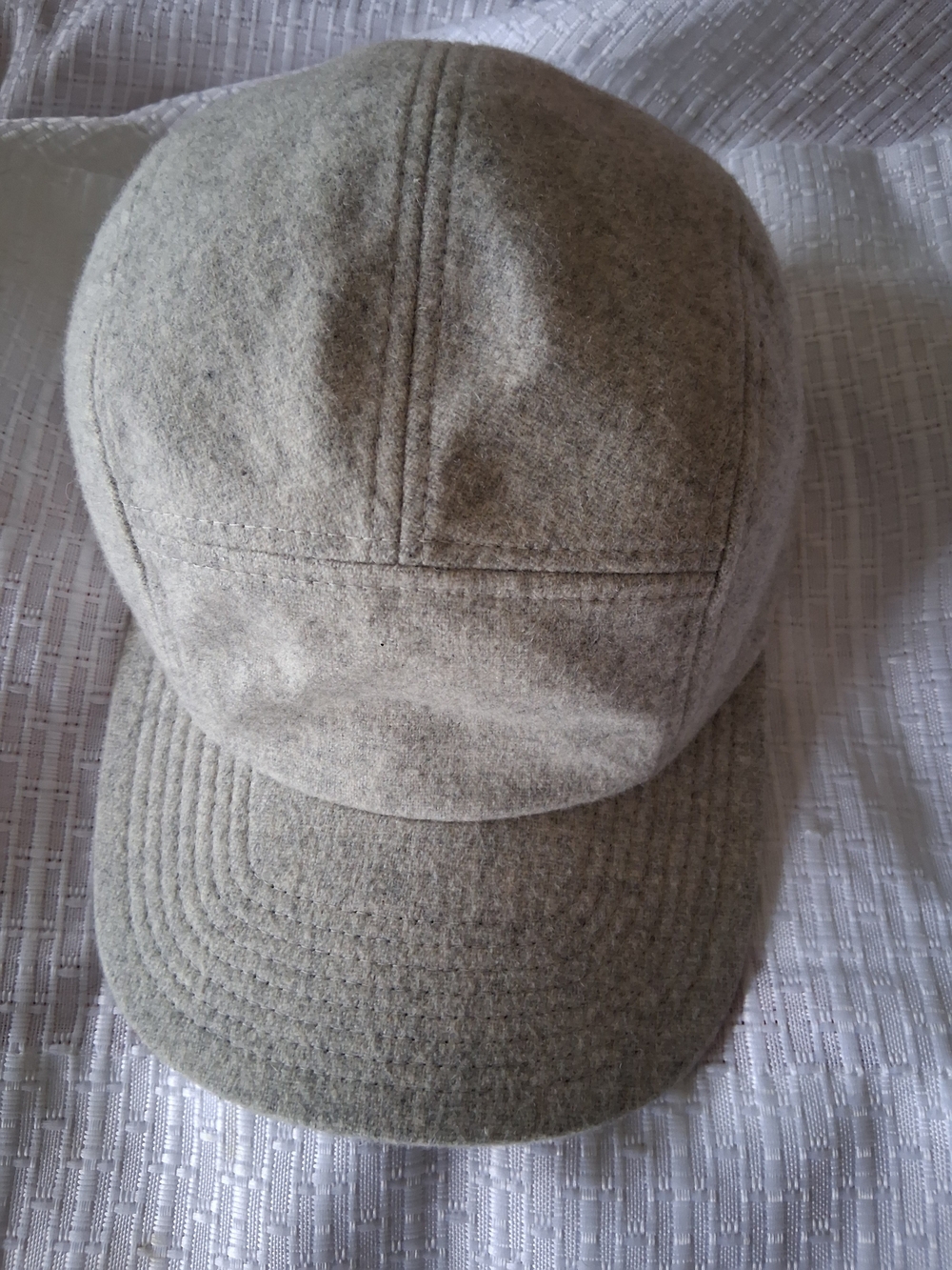 Everlane Wool Baseball Cap in Heather Gray